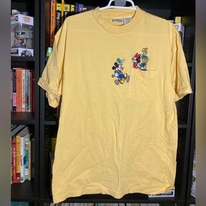 Disney Store Plumber Mickey Tee T Shirt Embroidered Large